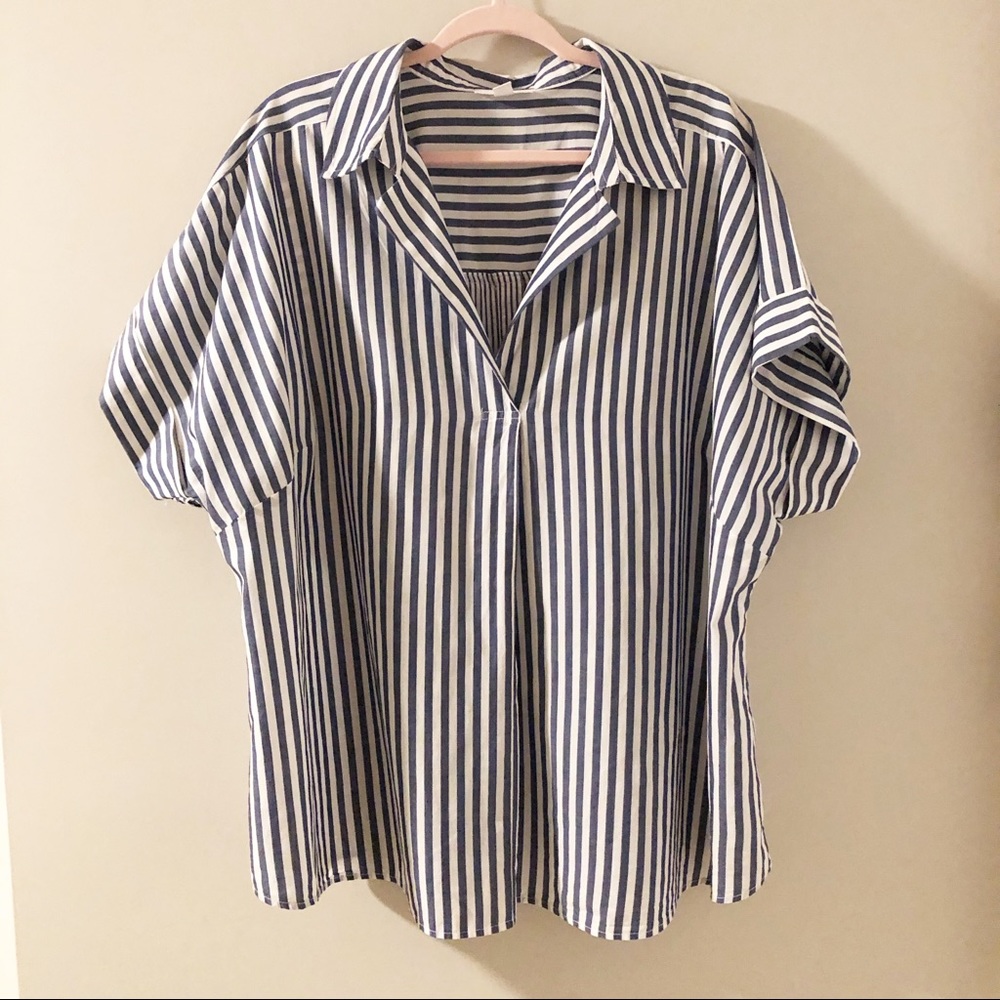 Blue Stripe Summer Tunic